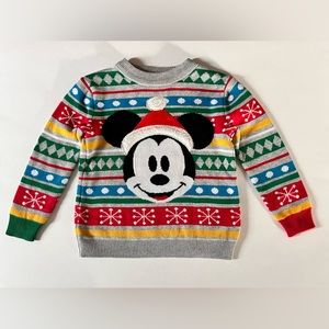 Mickey Christmas Sweater Kids 2/2T~ Disney Christmas Kids Sweater Mickey Mouse